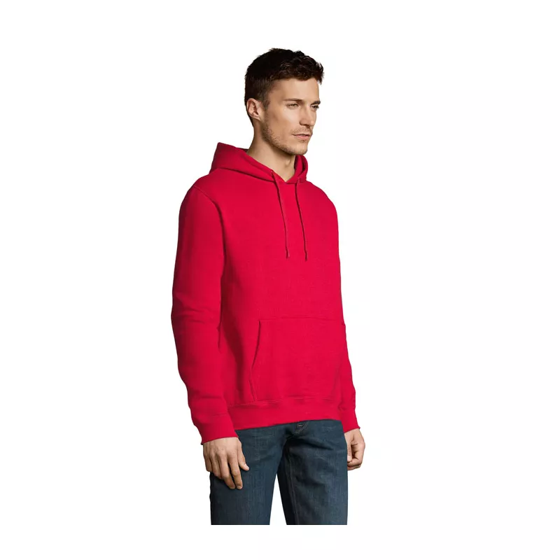 Bluza unisex z kapturem 320 g/m² Sol's SLAM - Czerwony (S13251-RD)