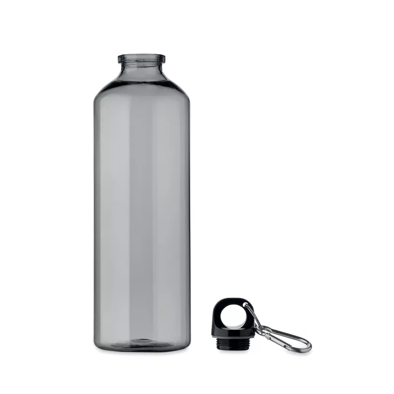 Butelka z RPET z karabińczykiem 750 ml MOSS RE750 - Przezroczysty Szary (MO2804-27)