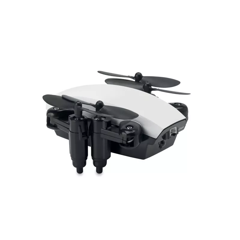 Dron składany z kamerą Wi-Fi DRONIE - Bialy (MO9379-06)