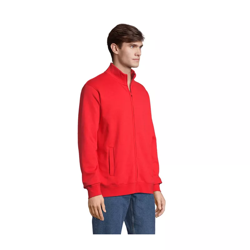 Bluza unisex rozpinana z kieszeniami Sol's COOPER - Bright Rojo (S04240-BT)