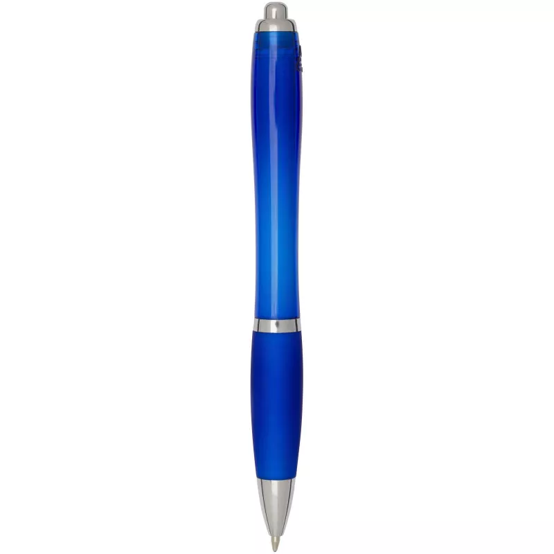 Nash długopis kulkowy z tworzyw sztucznych pochodzących z recyklingu z certyfikatem RCS, z kolorowym korpusem i uchwytem (nie - Błękit królewski (10645353)