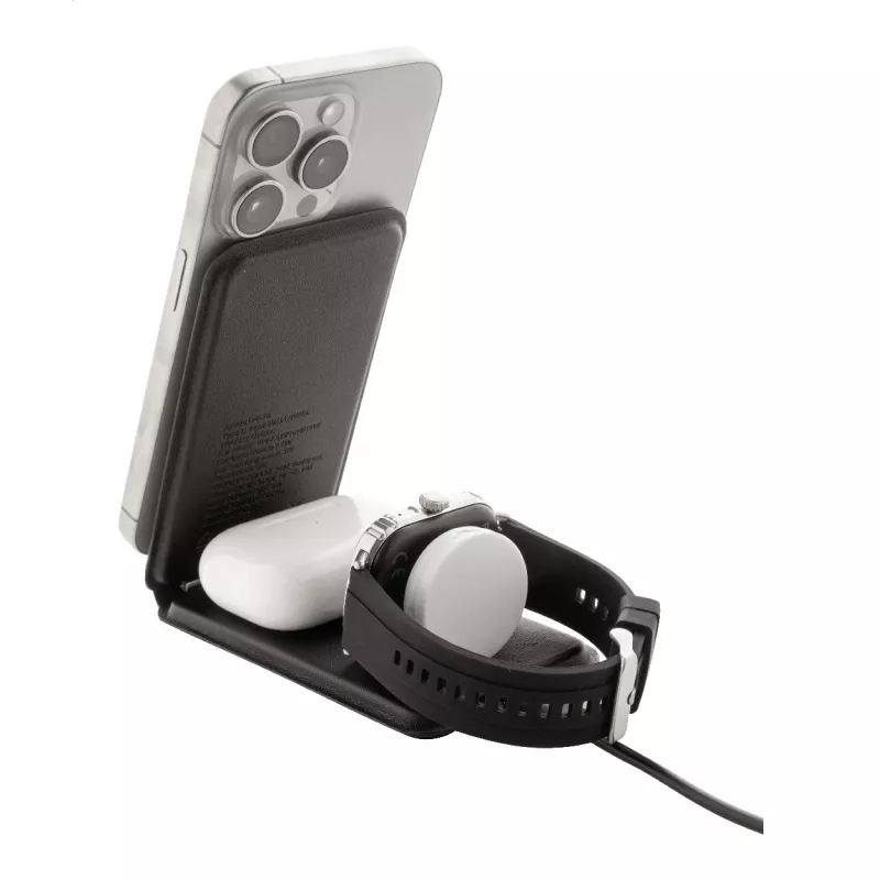 LuxCharge Stand Uchwyt na telefon RPU, ładowarka indukcyjna - czarny (AP864120-10)