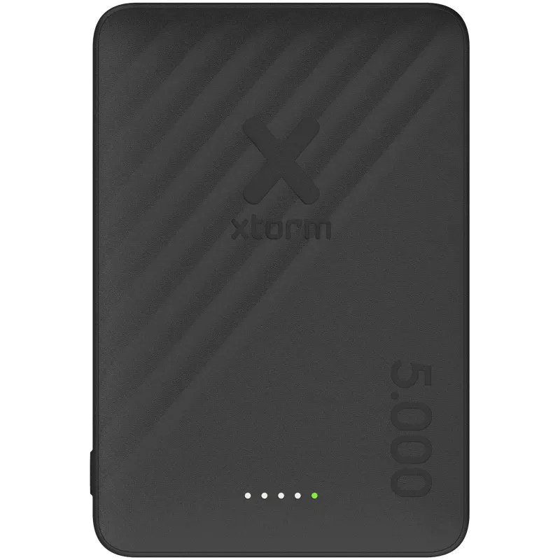 Xtorm Go2 powerbank o mocy 15 W i pojemności 5000 mAh z szybkim ładowaniem - Czarny (12460290)