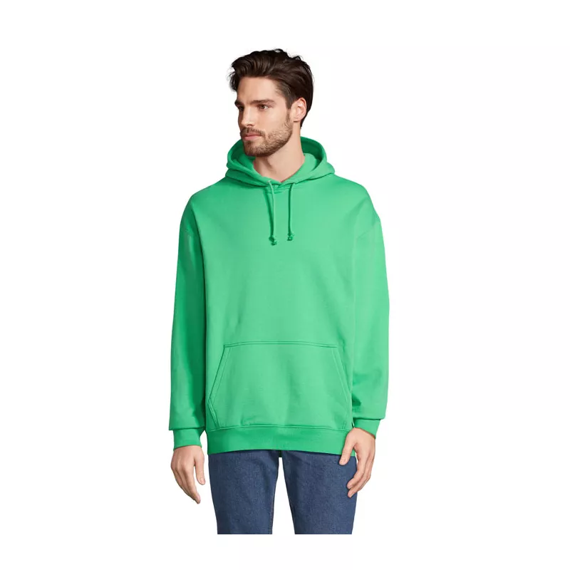 Bluza unisex z kapturem 280 g/m² Sol's CONDOR - Wiosenna Zieleń (S03815-EO)