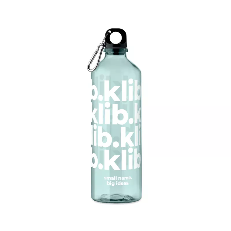 Butelka z RPET z karabińczykiem 750 ml MOSS RE750 - Miętowy Zielony (MO2804-77)