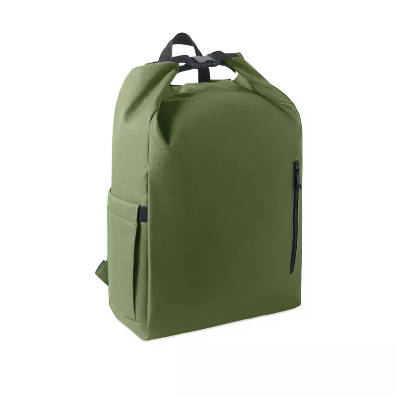 Plecak na laptop 15" z RPET 600D UNITON - Zieleń Wojskowa (MO2969-49)