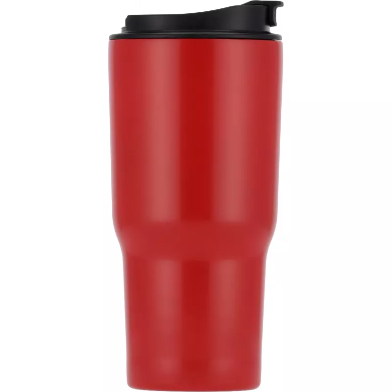 Kubek termiczny 550 ml ze stali z recyklingu DANA - czerwony (8523905)