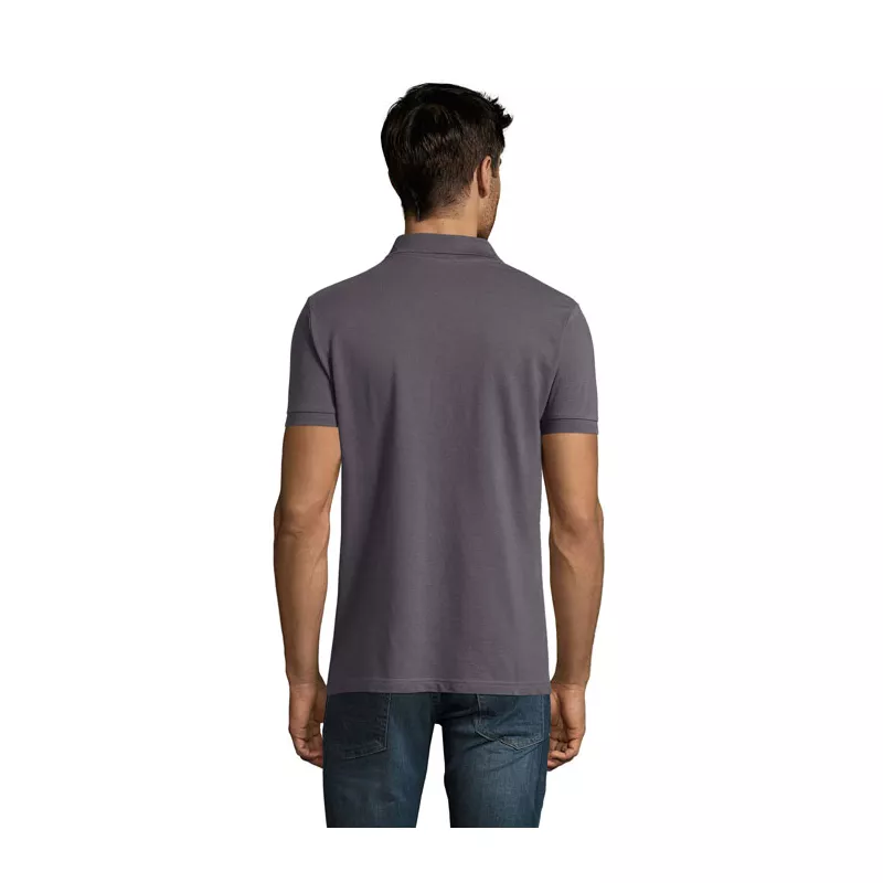 Koszulka polo męska piqué 180 g/m² Sol's PERFECT MEN - Ciemny Szary (S11346-DG)