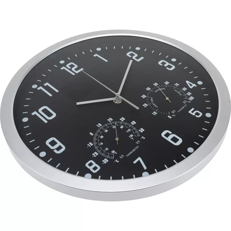 Zegar ścienny CrisMa MALCOLM - czarny (4123803)
