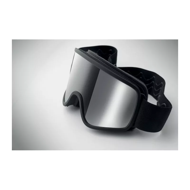Gogle narciarskie UV400 lustrzane NISEKO - Srebrny Blyszczacy (MO3194-17)