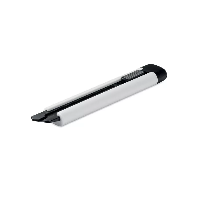 Nóż z 2 zapasowymi ostrzami BLADE + - Bialy (MO2769-06)
