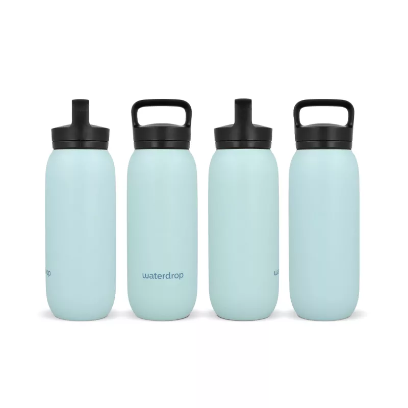 Termiczna butelka uniwersalna Waterdrop z ustnikiem 600 ml - pastelowoniebieski (LT47000-N0016)