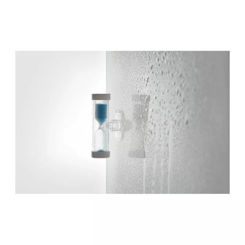 Klepsydra prysznicowa z przyssawką QUICKSHOWER - Niebieski (MO9211-04)