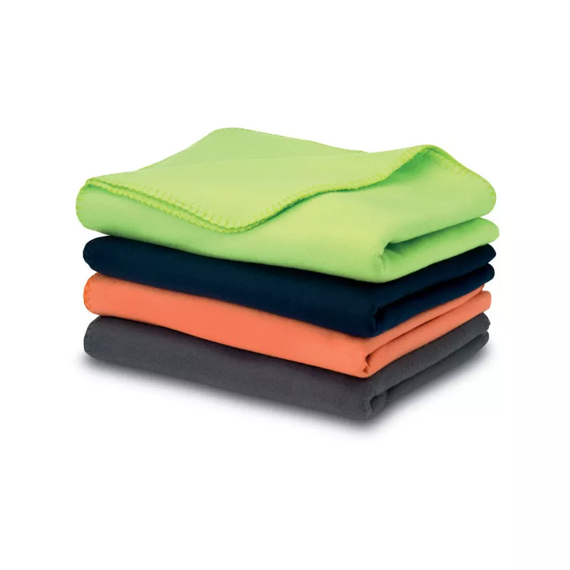 Koc polarowy z rączką 120x150 cm 180 g/m² STAVENGER - Limonka (MO7245-48)