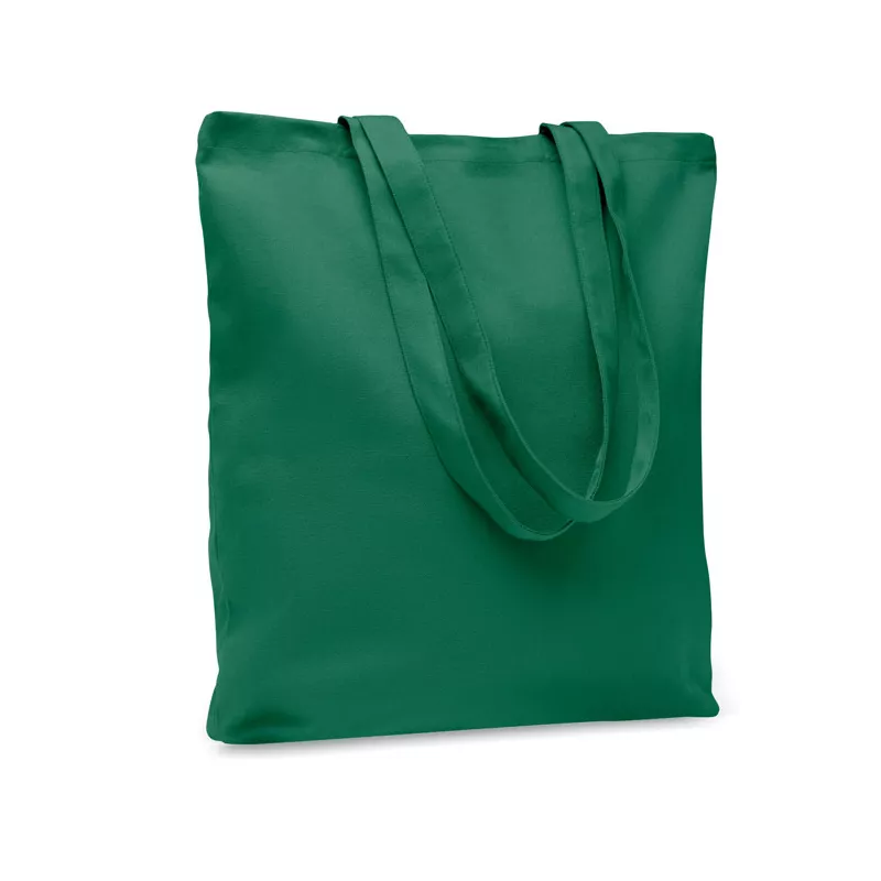 Torba bawełniana na zakupy 270 g/m² RASSA COLOURED - Ciemnozielony (MO6442-60)