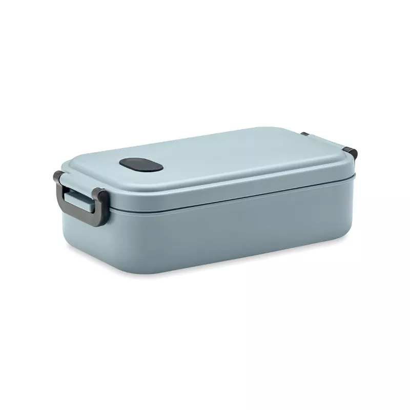 Lunchbox z PP z zaworem i klamrami 800 ml INDUS - Szary (MO6855-07)