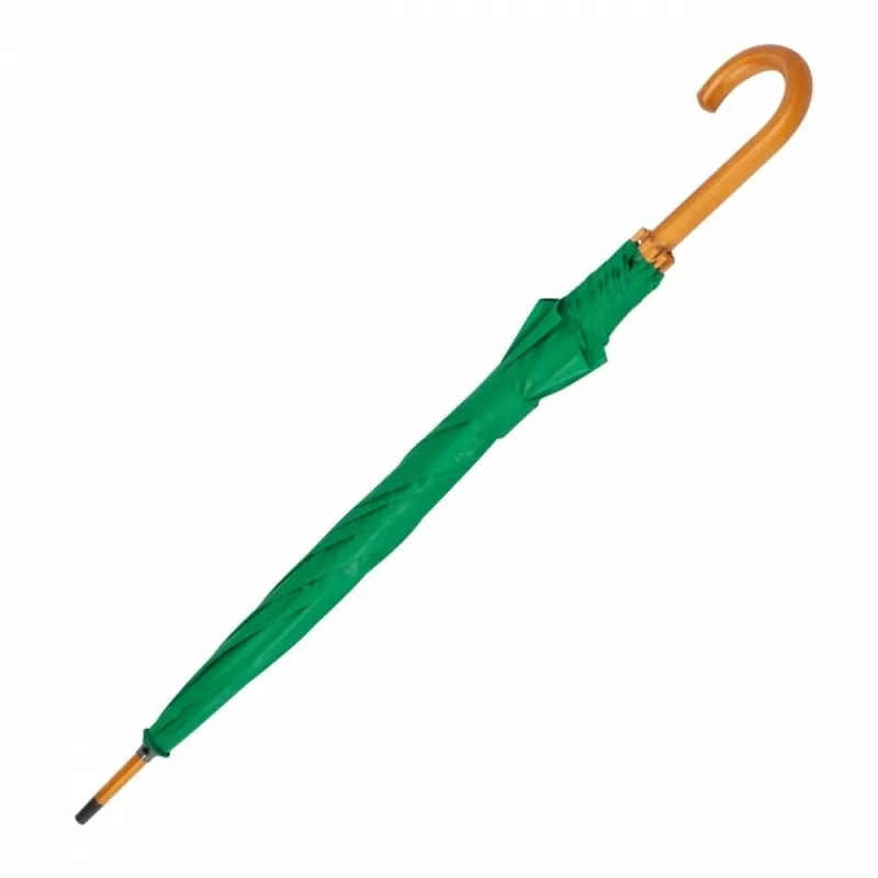 Parasol automatyczny drewniany Ø105 cm NANCY - zielony (513109)