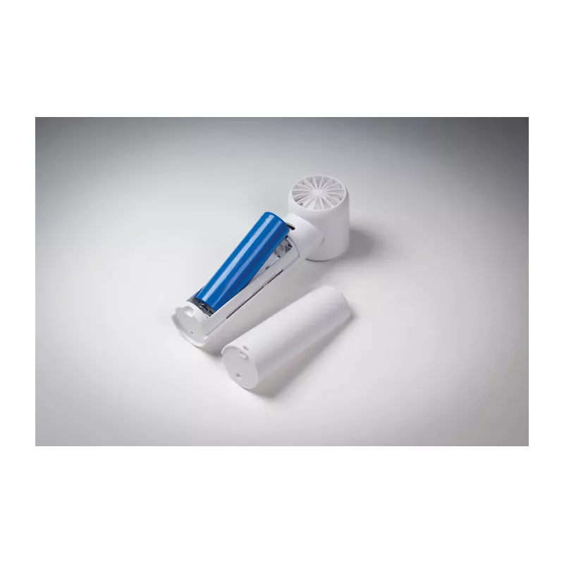 Mini wentylator ręczny z wyświetlaczem 2600 mAh GLACI - Bialy (MO2780-06)