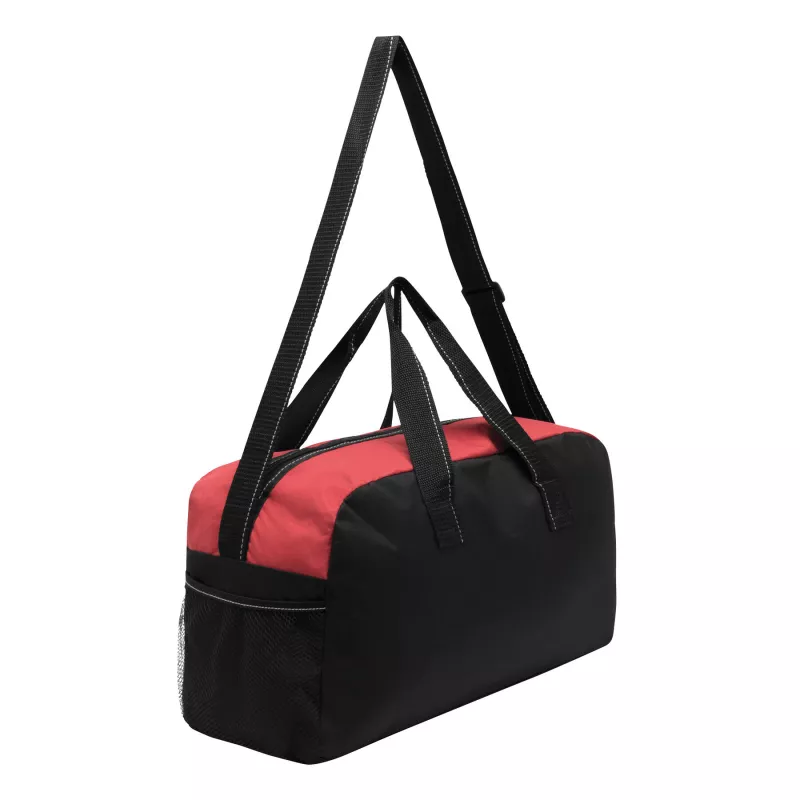 Sportowa torba FITNESS - czarny, czerwony (56-0808554)