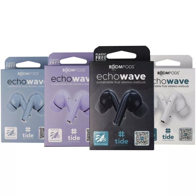 Boompods Echowave True Wireless - bezprzewodowe słuchawki douszne - Bladoniebieski (12082550)