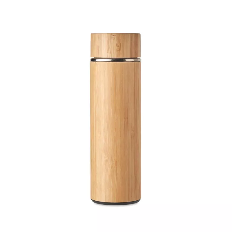 Termos dwuścienny z zaparzaczem 400 ml TAMPERE - Drewna (MO6272-40)
