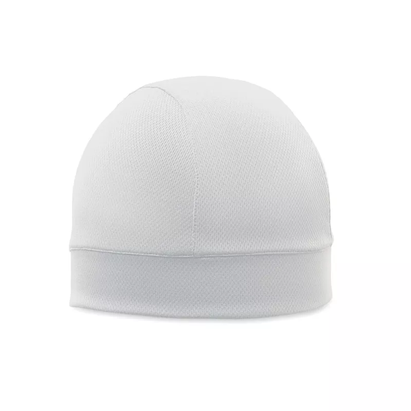 Czapka sportowa z wentylacją z poliestru SHIELD - Bialy (MO2878-06)