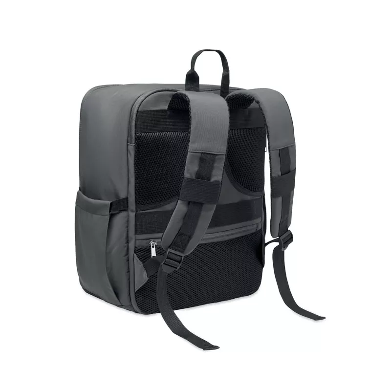 Plecak kabinowy z nylonu na laptop 15" 20 l SALEM - Kamienny Szary (MO3155-15)