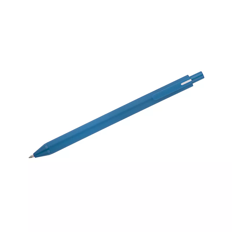 Długopis z powłoką soft touch FULKO - żółty (19829-08)