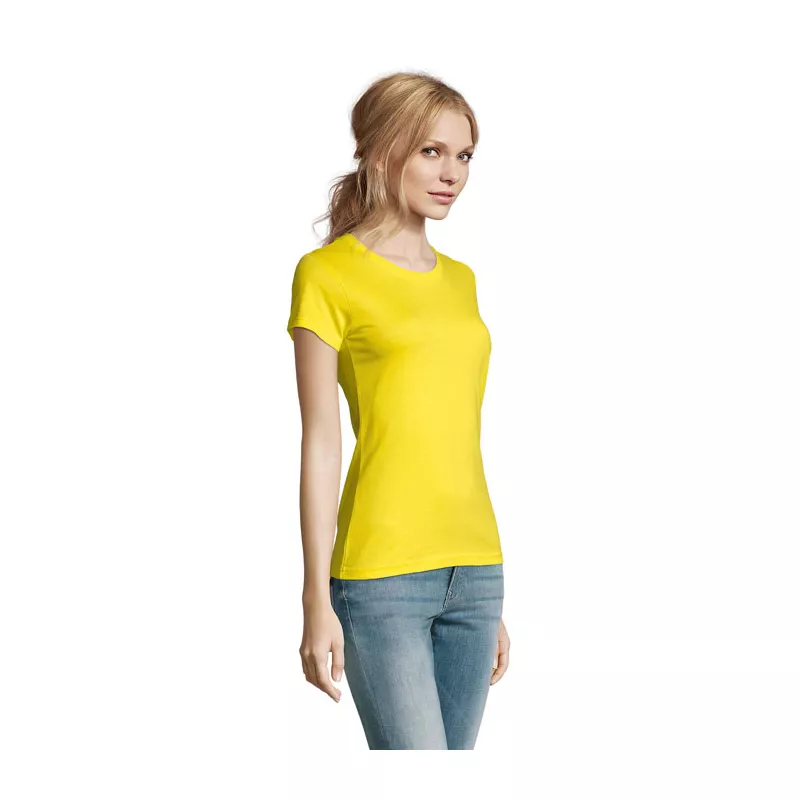 Koszulka damska 190 g/m² Sol's IMPERIAL WOMEN - Lemon (S11502-LE)