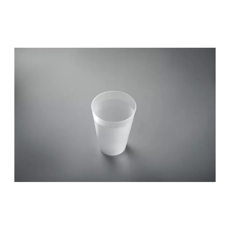Kubek eventowy z PP 300 ml FESTA - Przezroczysty Bialy (MO6375-26)