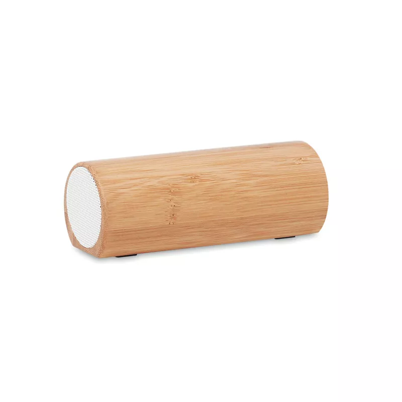 Głośnik w bambusowej obudowie 2x5W SPEAKBOX - Drewna (MO6219-40)