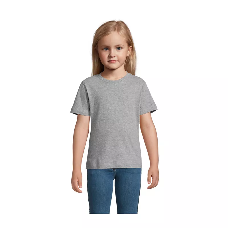 Koszulka dziecięca 150 g/m² Sol's REGENT KIDS - Szary Melanż (S11970-GM)