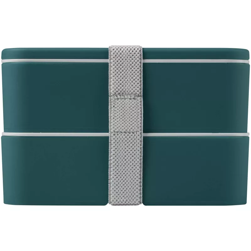 MIYO POP dwupoziomowe pudełko śniadaniowe 700+700 ml - Deep Sea Green (21077964)