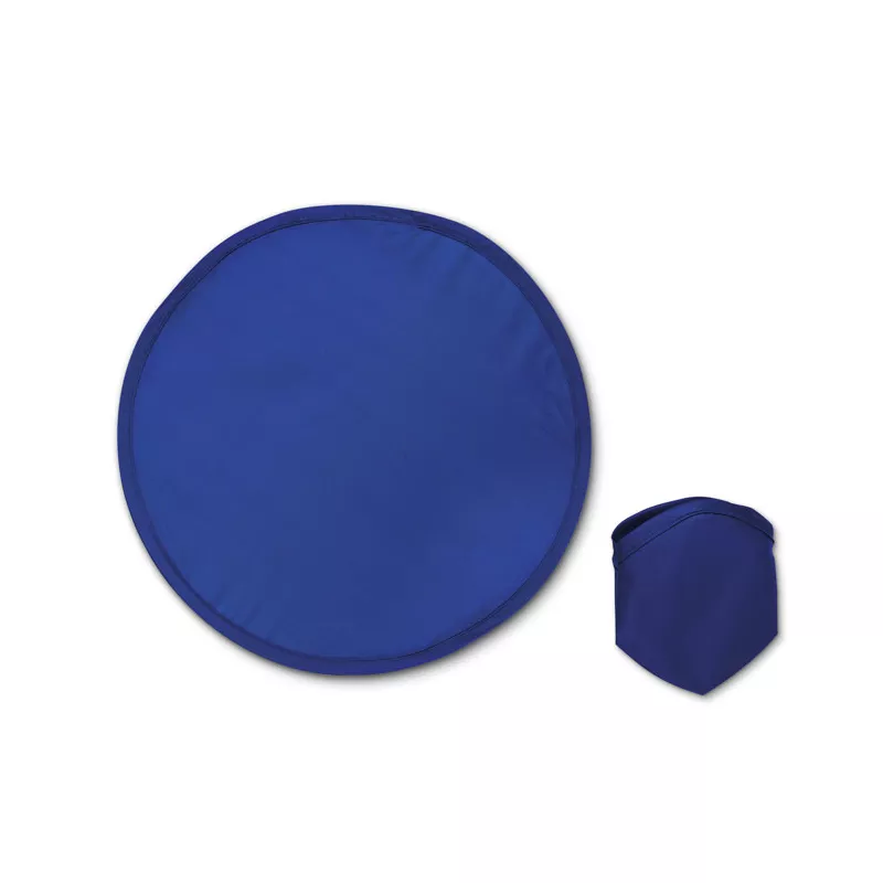 Frisbee składane z poliestru w etui ATRAPA - Niebieski (IT3087-04)