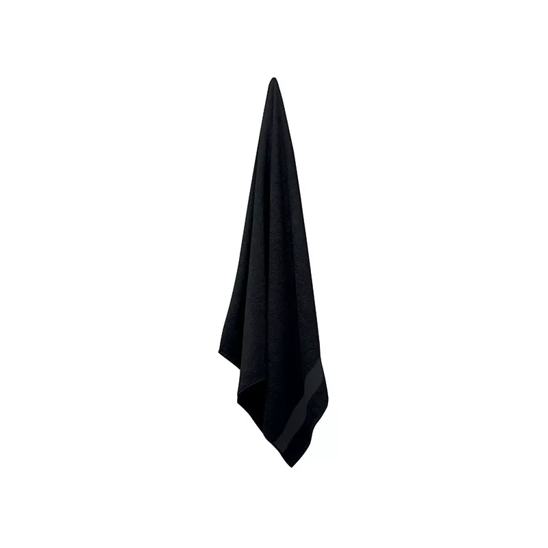 Ręcznik frotte organiczny 100x180 cm 360 g/m² MERRY - Czarny (MO9933-03)