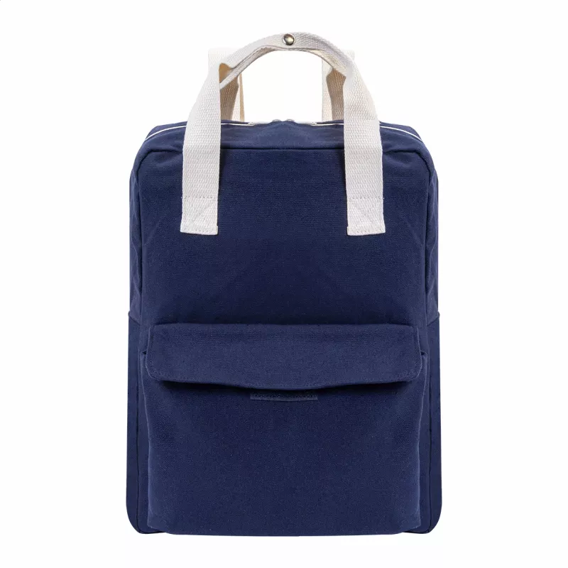 Rekan Back plecak z recyklingowanego płótna - niebieski (AP800613-06)