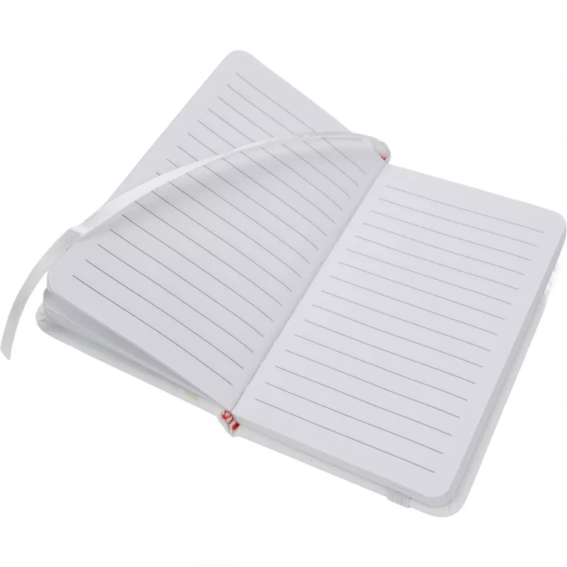 Notatnik A6 w linie ROMANA - biały (2836706)