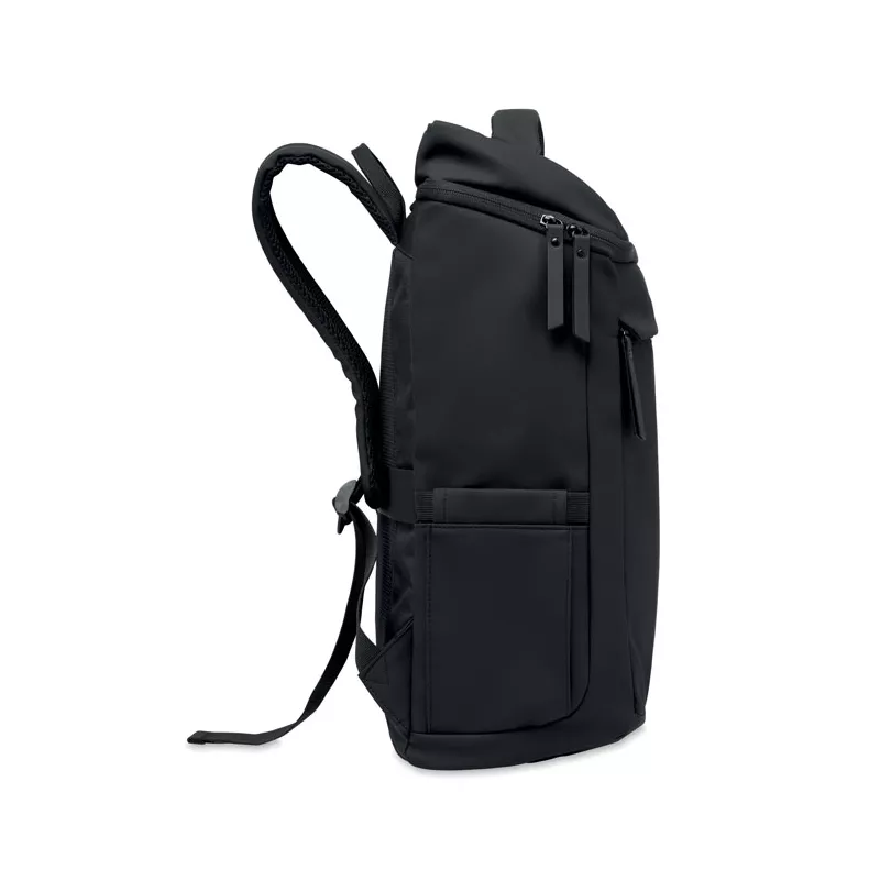 Plecak na laptop 15" z PU BOULDER - Czarny (MO3122-03)