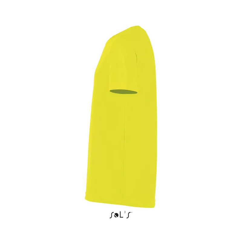 Koszulka sportowa dziecięca 140 g/m² Sol's SPORTY KIDS - Neon Yellow (S01166-NE)