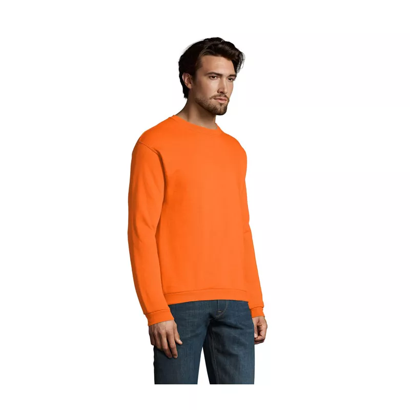 Bluza męska z okrągłym dekoltem 260 g/m² Sol's SPIDER - Pomaranczowy (S01168-OR)