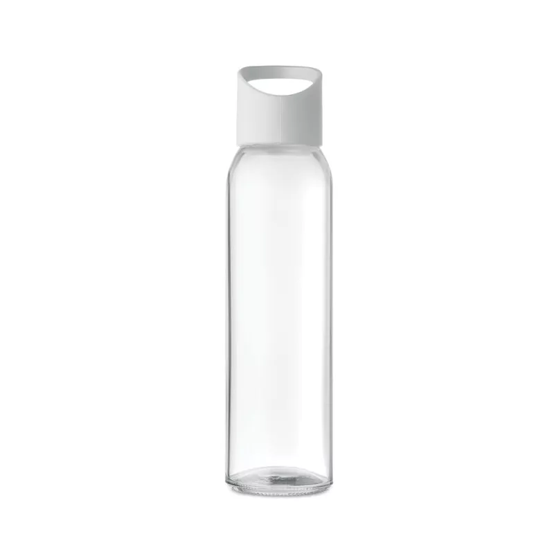 Butelka szklana z uchwytem 470 ml PRAGA - Bialy (MO9746-06)