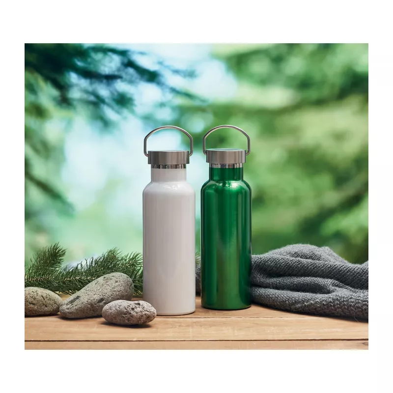 Butelka termiczna z recyklingu 500 ml FLORENCE - Bialy (MO2107-06)