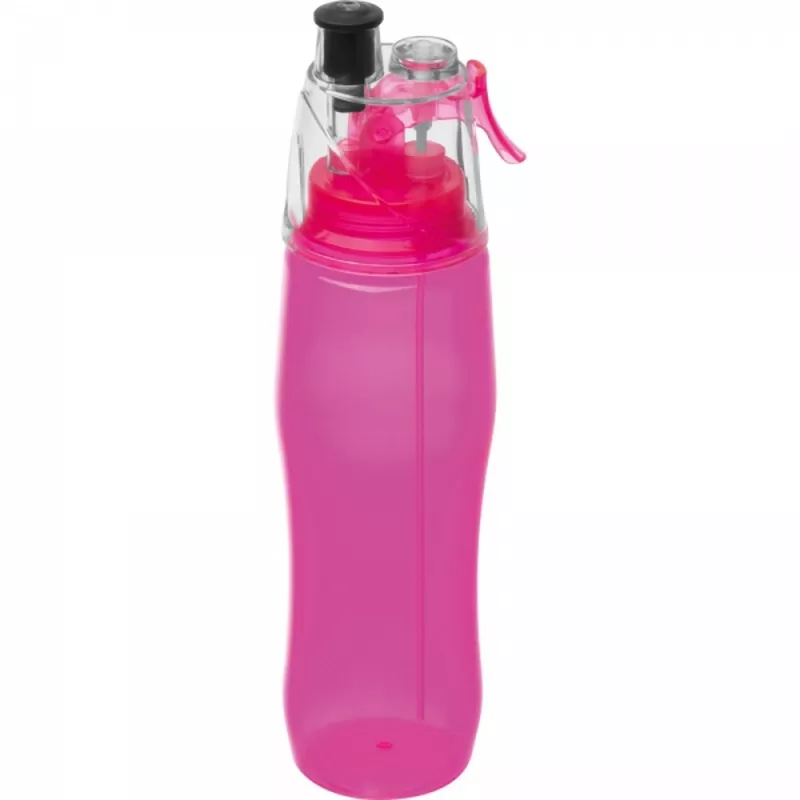 Butelka plastikowa ze spryskiwaczem 700 ml ELEANOR - różowy (6259211)