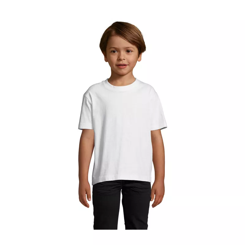 Koszulka dziecięca 190 g/m² Sol's IMPERIAL KIDS - Bialy (S11770-WH)