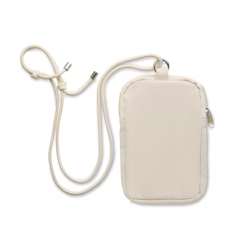 Torebka na telefon z recyklingu 280 g/m² MOBIBOLSA - Bezowy (MO2519-13)
