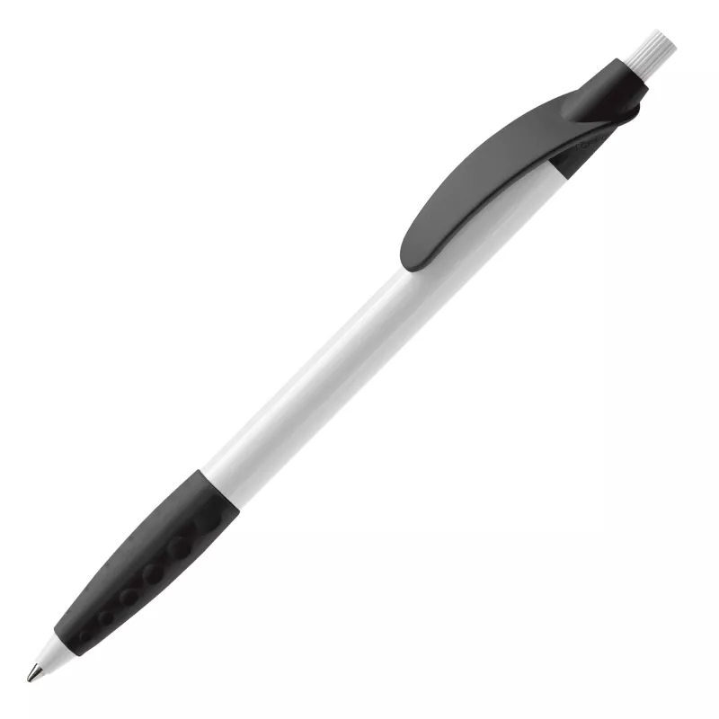Długopis plastikowy (ABS) Cosmo - biało / czarny (LT87622-N0102)