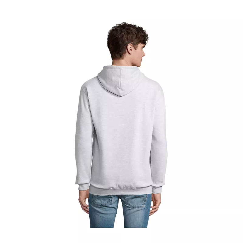 Bluza unisex z kapturem 280 g/m² Sol's CONDOR - Szary Melanż 2 (S03815-GY)
