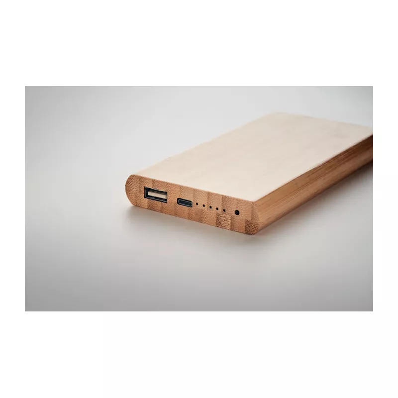Powerbank 6000 mAh z ładowarką 15W ARENA C - Drewna (MO6815-40)