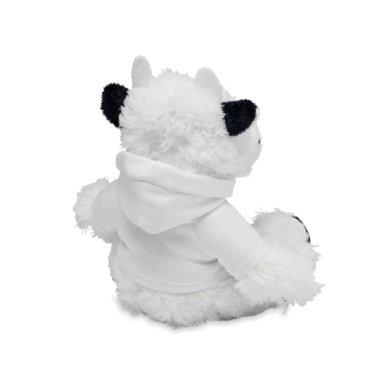 Maskotka krowa w bluzie z kapturem MANNY - Bialy (MO6735-06)