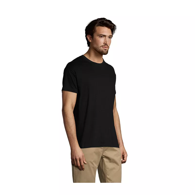 Koszulka unisex 150 g/m² Sol's TITAN - Czarny 2 (S04728-BB)